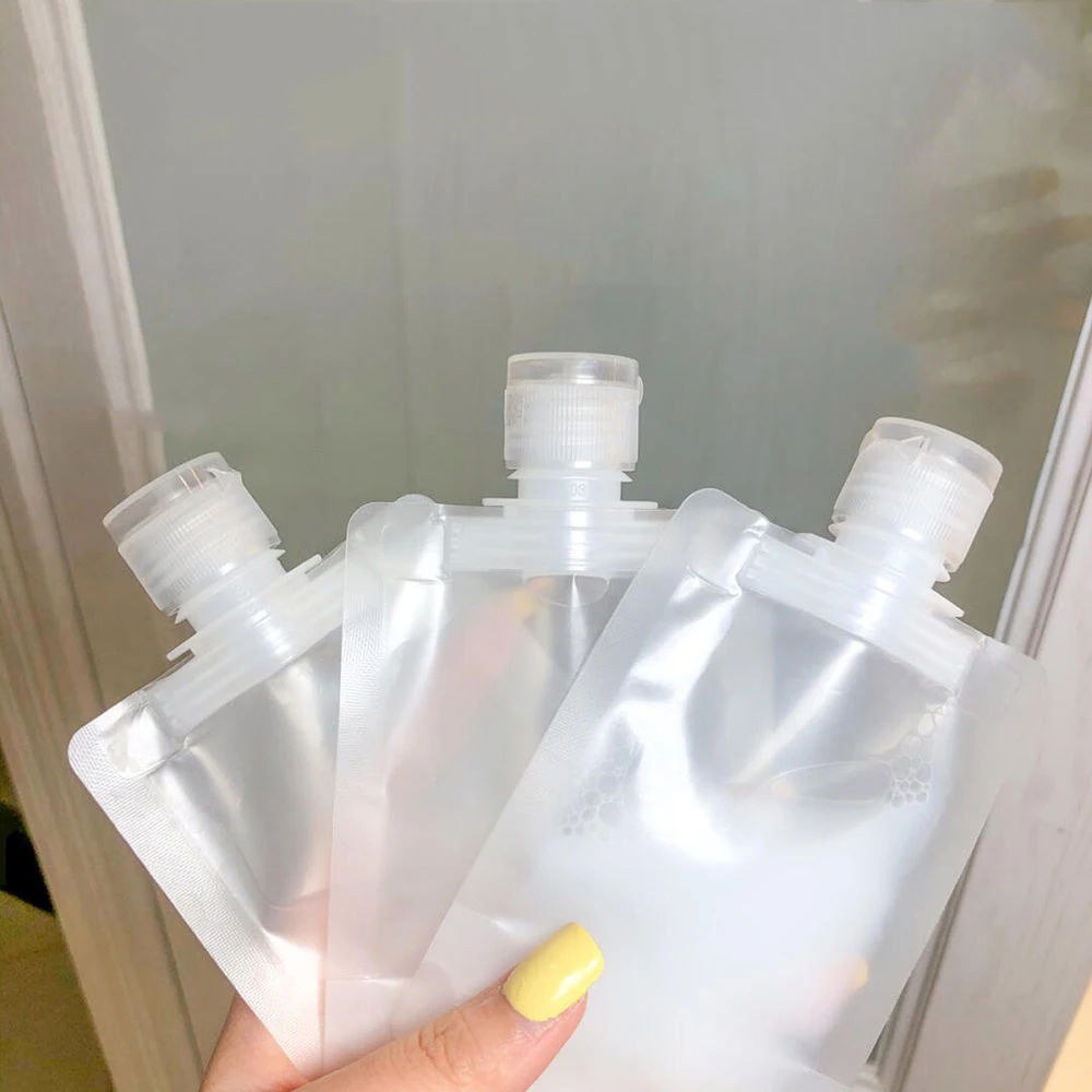 5/10/15PCS Cosmetics Facial Cleanser Shower Gel Shampoo Bathroom Portable Dispensing Bottle Suitable for Business Travel Samples