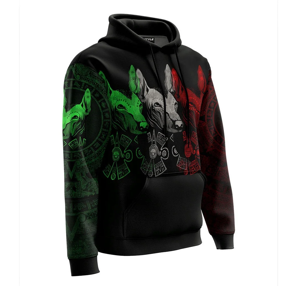 Men\'s Hoodies Colorful Art Mexico 3D Printed Autumn And Winter Casual Long Sleeve for Men 2024 tops Fashion Harajuku Hot-selling