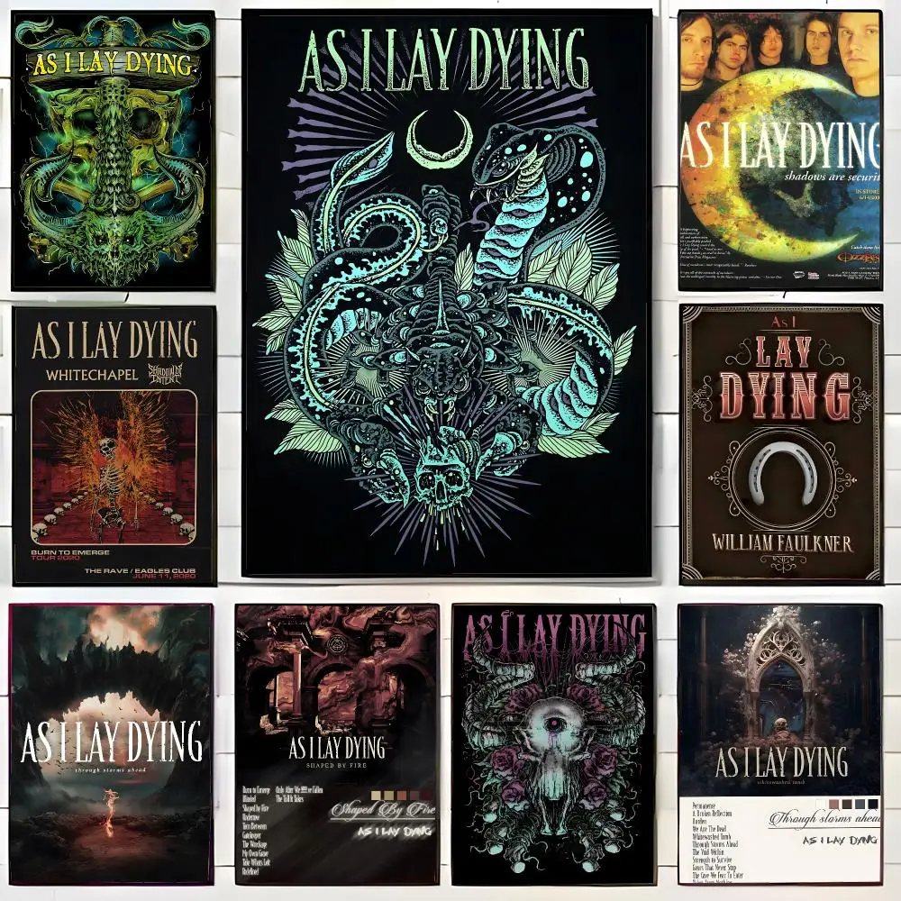 Metal Band As I Lay Dying Poster Wall Art Print Decorative Mural Home Decor Gift Unframed