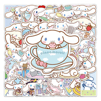 10/30/50PCS Funny Cinnamoroll Stickers Cartoon Cute Kids Toy Decals PVC DIY Luggage Stationary Wall Car Travel Sticker Wholesale