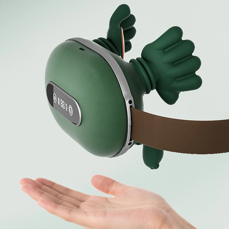 مدلك الرقبة مع محاكاة اليد الحقيقية اللاسلكية المحمولة مدلك الرقبة والظهر 4D تصميم تدليك العجن لتخفيف الآلام #5