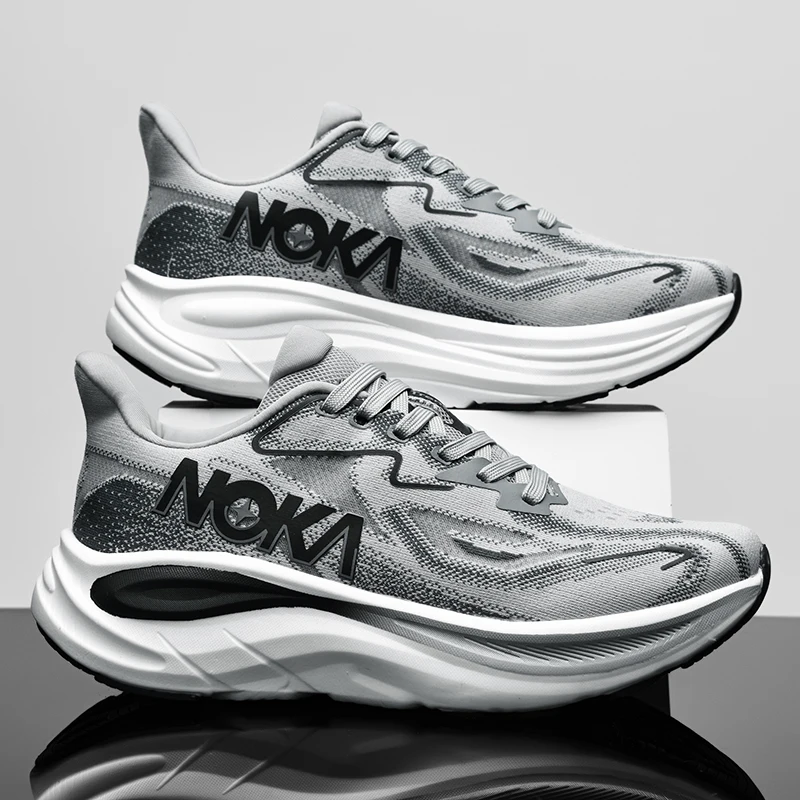 

New Style Fashionable Sports running shoes, Comfortable and Breathable Casual Sports shoes, Outdoor Walking shoes,Black White 9