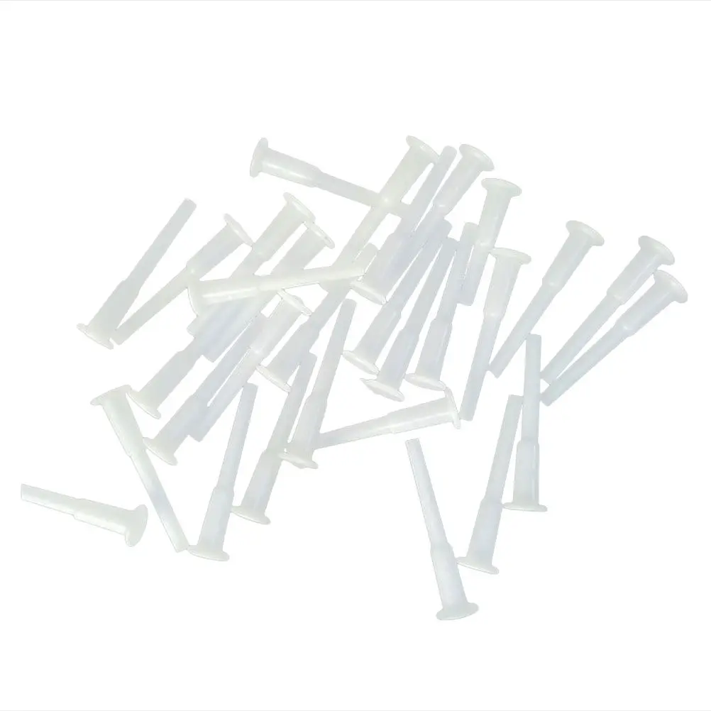 50Pcs Yoga Ball Air Stopper Plastic Plug Convenient for Gym Pilates Horse Air Inflation Pins White