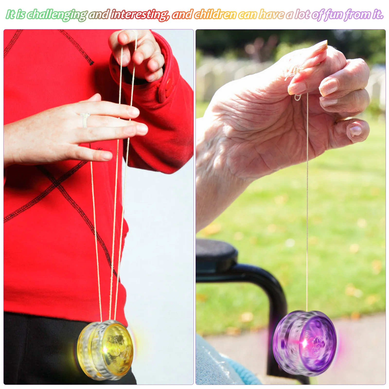 6 Pcs Glowing Yo-Yo… - image