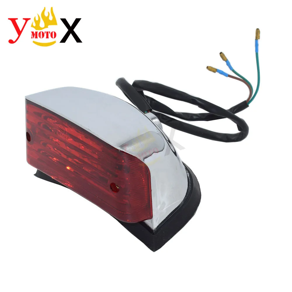 Motorcycle Rear Red Taillight Brake Tail Light Stop Indicator Set For Honda Rebel CMX250 1996-2011 CA250 96-12 CMX250C 2003-2011