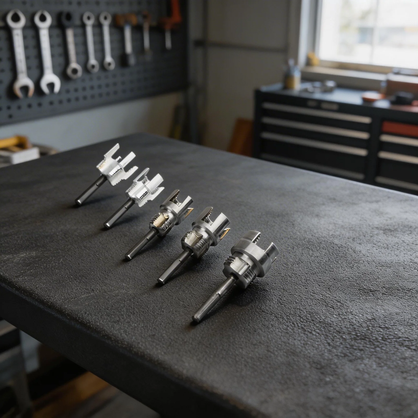 5PCS Pipe Internal, External Thread Machining Tool Kit 1/2 Inch, 3/4 Inch And 1 Inch Quick-Change Design Accessories