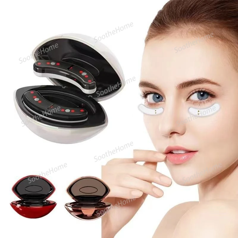 Eye Beauty Device with Eye Massage Function, Patches for Dark Circles,Relieves Fatigue, Home-Use Face Massager Skin Care