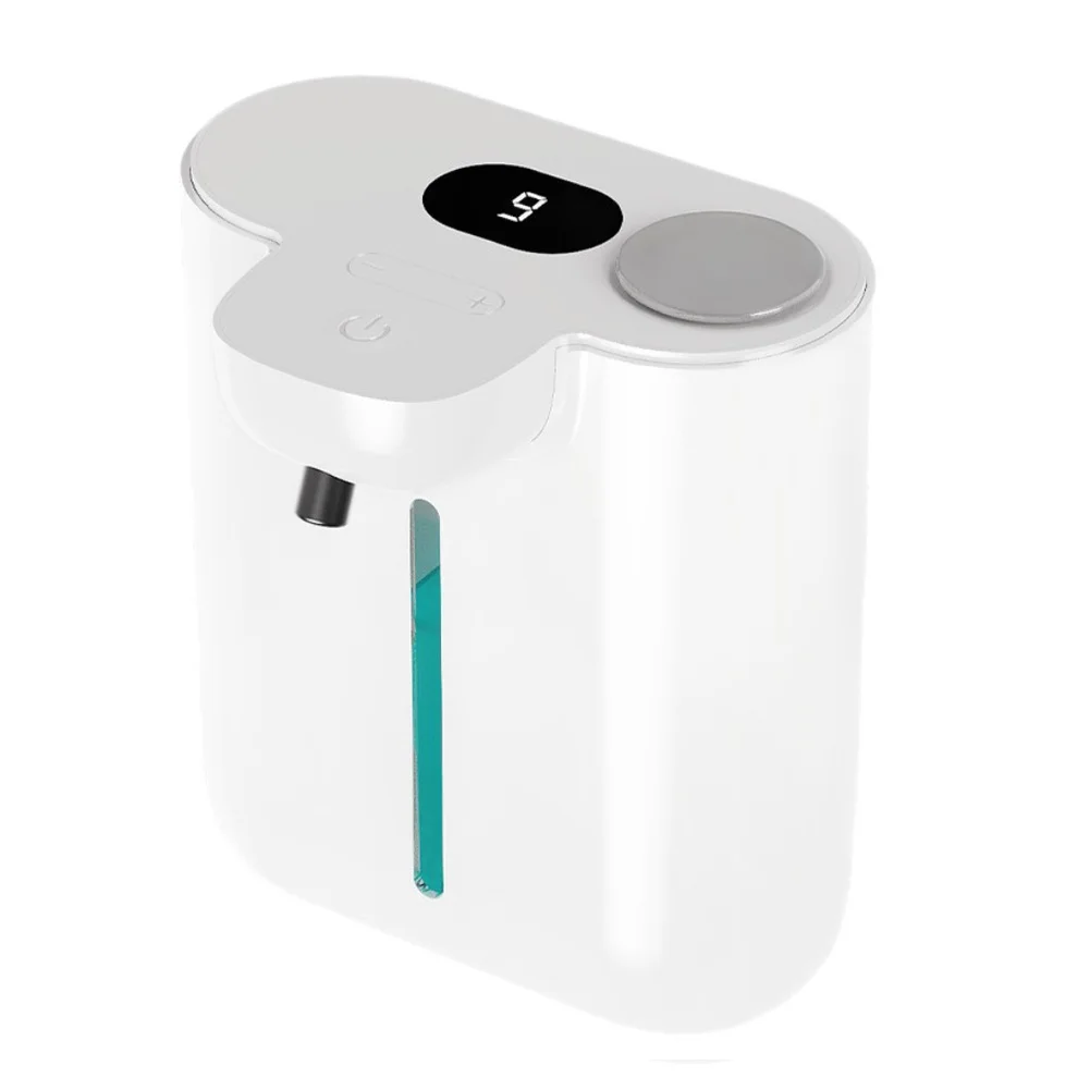 500ml Wall Mounted Foam Soap Dispenser with Adjustable Output and Automatic Operation for Convenient Hands Soap Dispensing