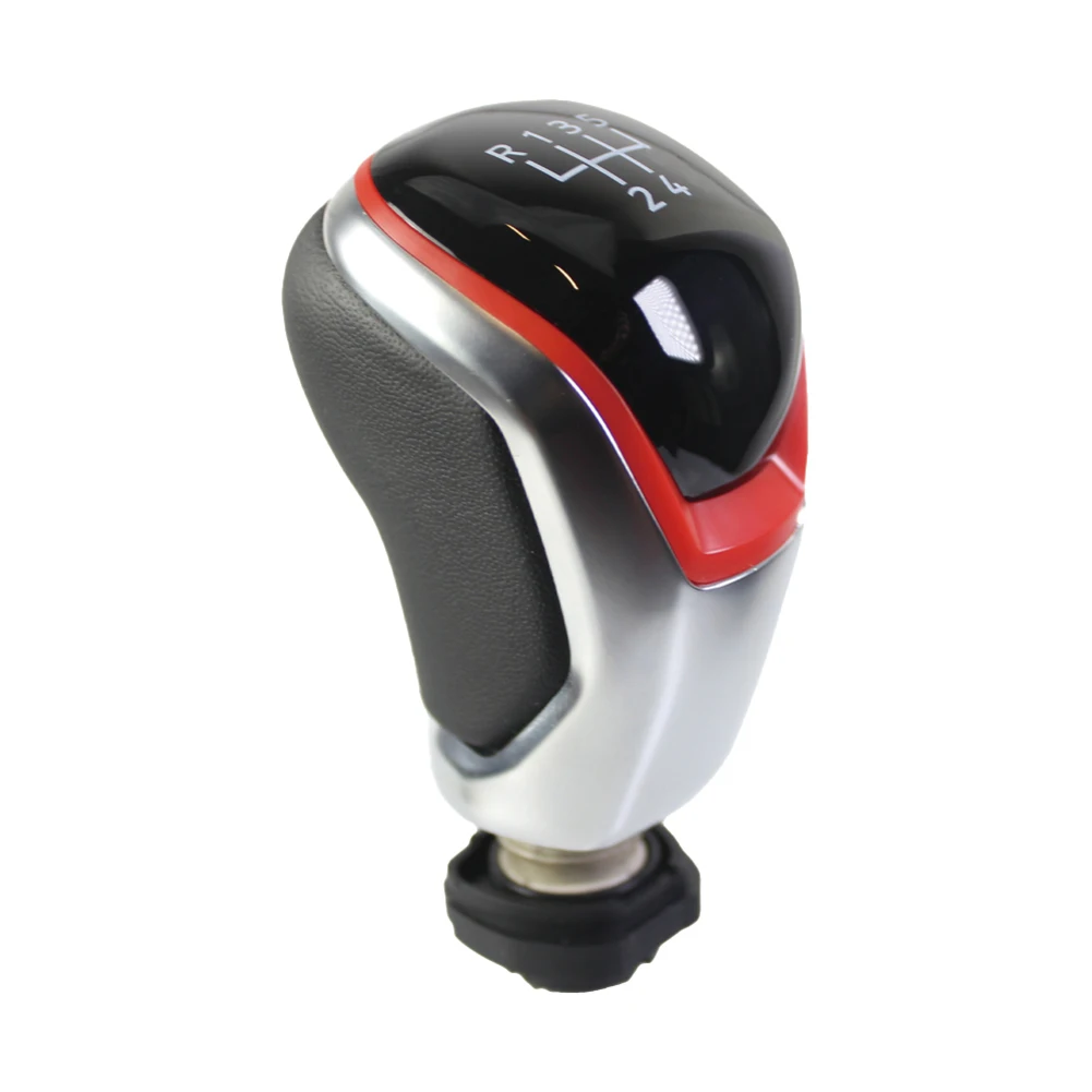 Poignée de transmission 5/6 vitesses, pommeau de levier de vitesse ergonomique, support de base, construction en plastique, esthétique sportive pour Taigo