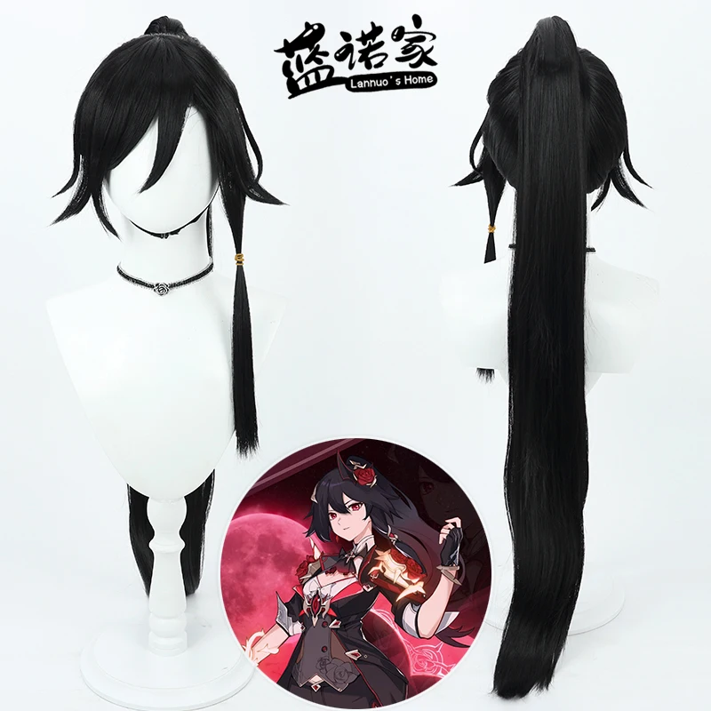 

Anime Honkai Impact 3rd Fu Hua Cosplay Wig Halloween Carnival Party Props Synthetic Hair Heat Resistant Fiber + Wig Cap