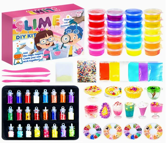 DIY Slime Foam Kit Sensory Experience Toy Stress Relief Educational Parent-Child Game Gift for Kids