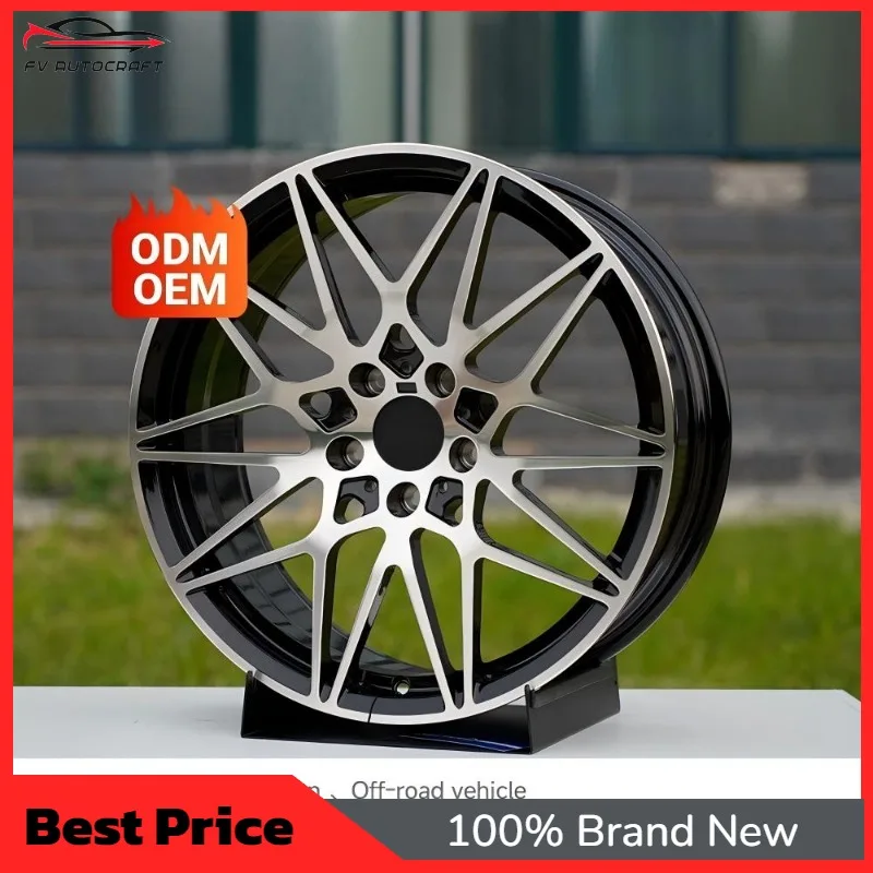 【2026】 High Quality Forged 20mm Hyper Black Aluminium Alloy Wheels 5*112/120 For Audi With 5-Year Warranty
