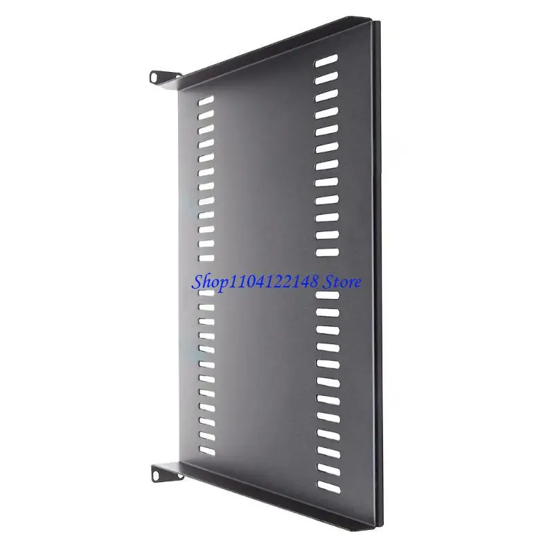 P9FA 1U Server Rack Shelf Cabinet Strong Steel Vented Tray for 19