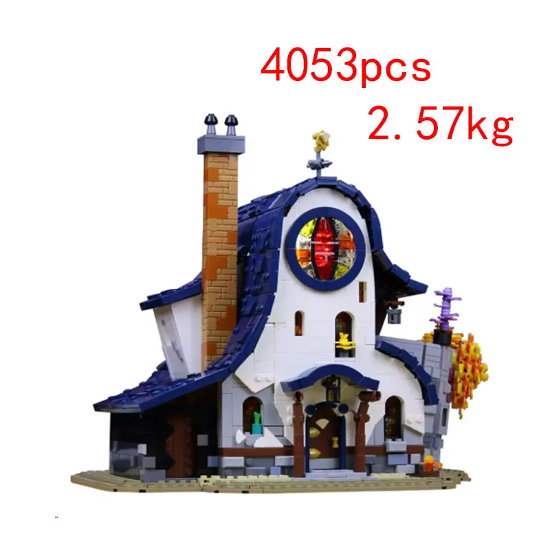 Spot MOC-159932 4053 шт., сборка мелких частиц, строительные блоки, модель дома в виде совы, игрушка в подарок