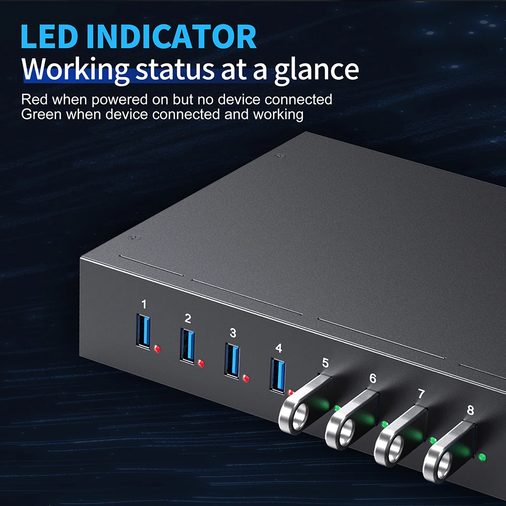 고출력 10포트 USB 3.0 전원 허브(5V 22A - Usb Hub 리뷰 및 가격