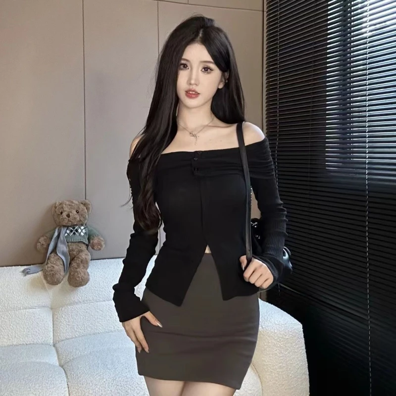 2026 Four Seasons Hot Selling New Cotton Soft Glutinous One Collar Button Cotton Fashion Bottom Shirt for Women