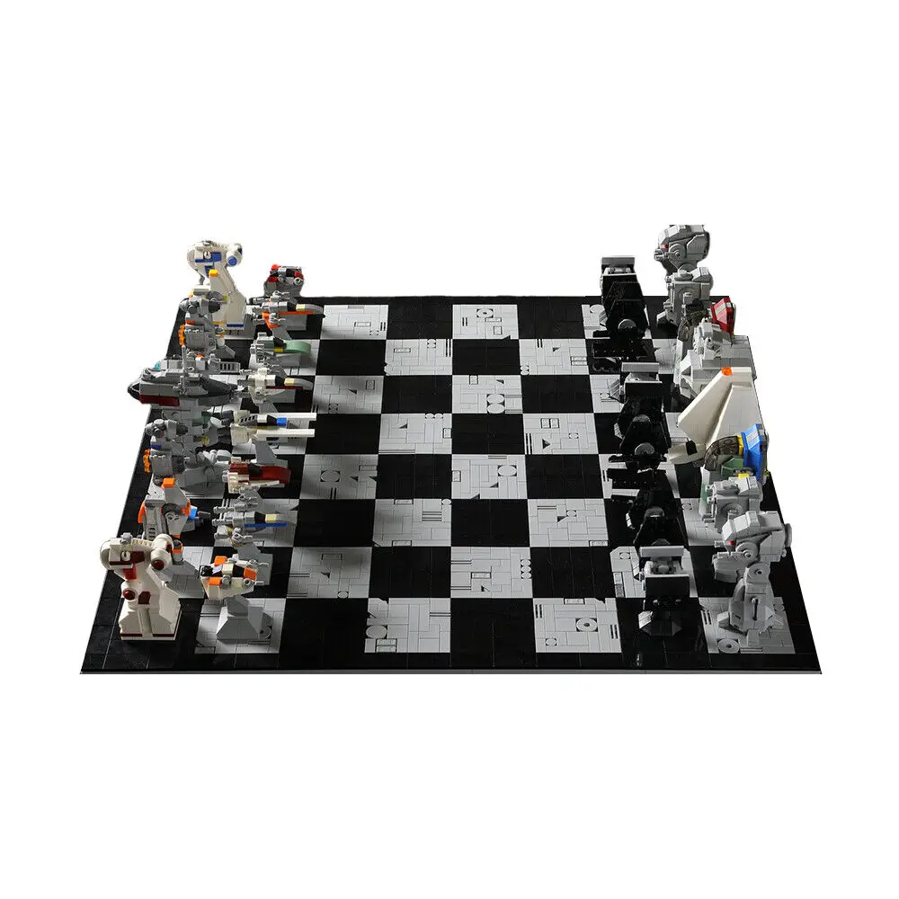 Chess in Galaxies Building Toys Set for Collection 3488 Pieces MOC Build