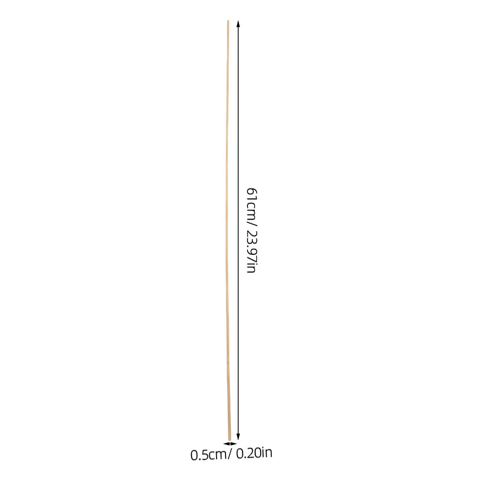 10 Stuks Kinderprojecten Bamboe Constructie Lange Ambachtelijke Project Staven Deuvel Staven Sticks Bamboe Deuvels Voor Projecten 23.9 \