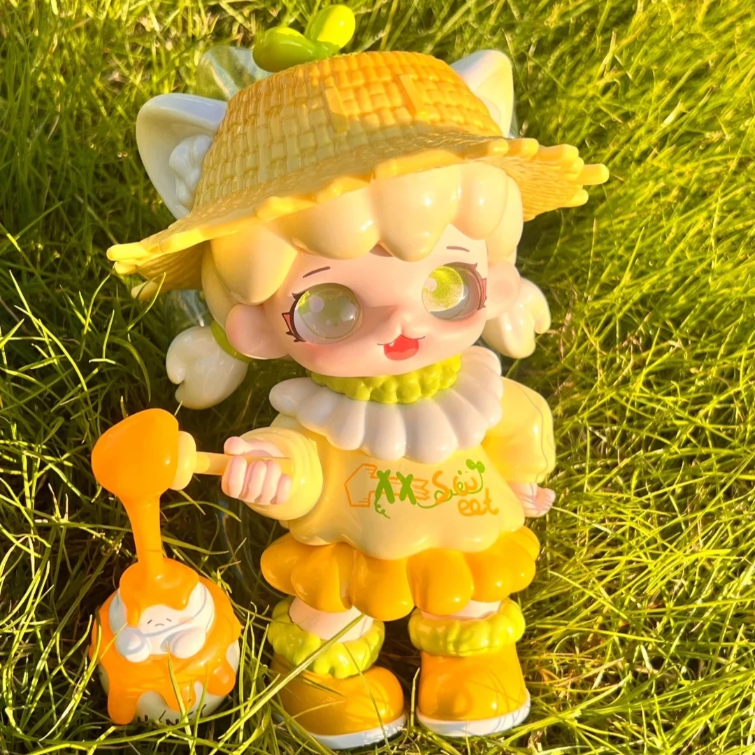 Genuíno mioco acompanhar diário série vinil caixa cega anmiate estatueta bonito na moda caixa mistério ornamento personalizado presente da menina