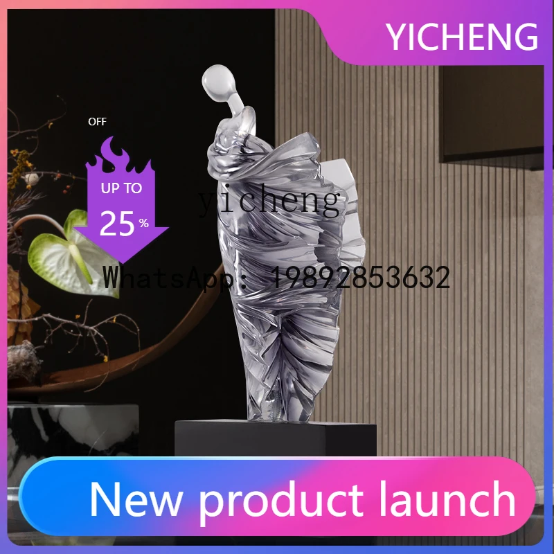 

figure art sculpture ornament living room office desktop craft soft decoration