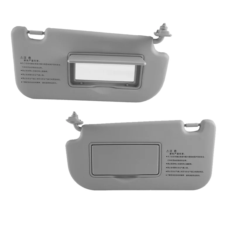 

NEW-1Pair Car Sun Visors Shades With Vanity Mirror 85202-03000 8520103000 For Kia Sportage 2004-2010 Sunvisor Makeup