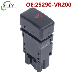 Car 25290-VR200 Warning Hazard Emergency Light Switch Button 25290VR200 for Nissan Patrol