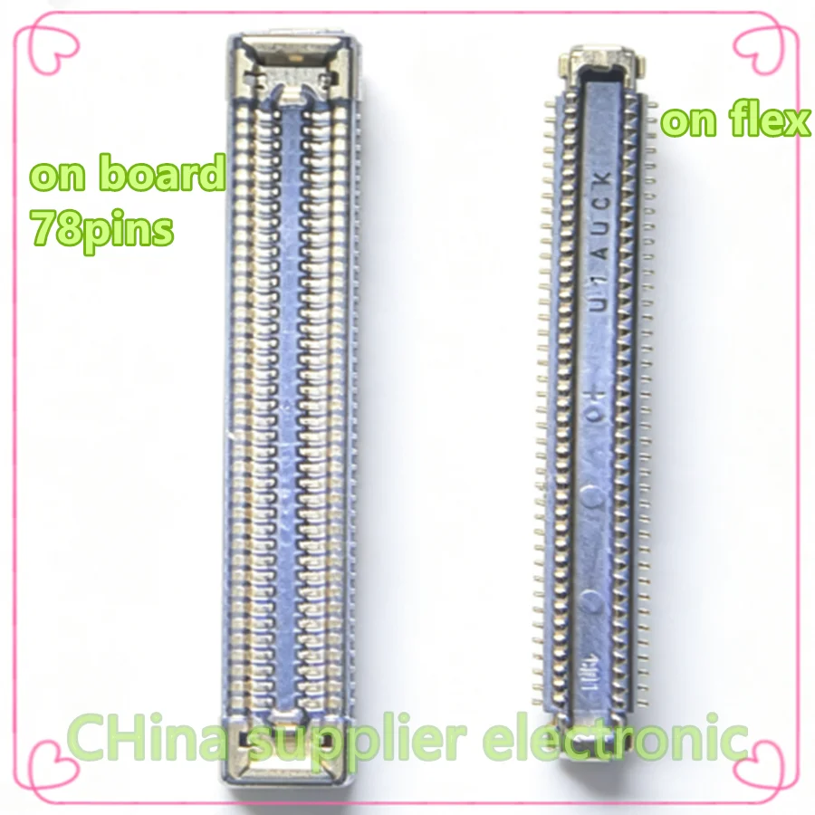 For Samsung A31 A315 A315F A41 A415 A415F A51 A515 A515F A71 A715 USB Charging Dock FPC Connectors on Board Flex 78pins