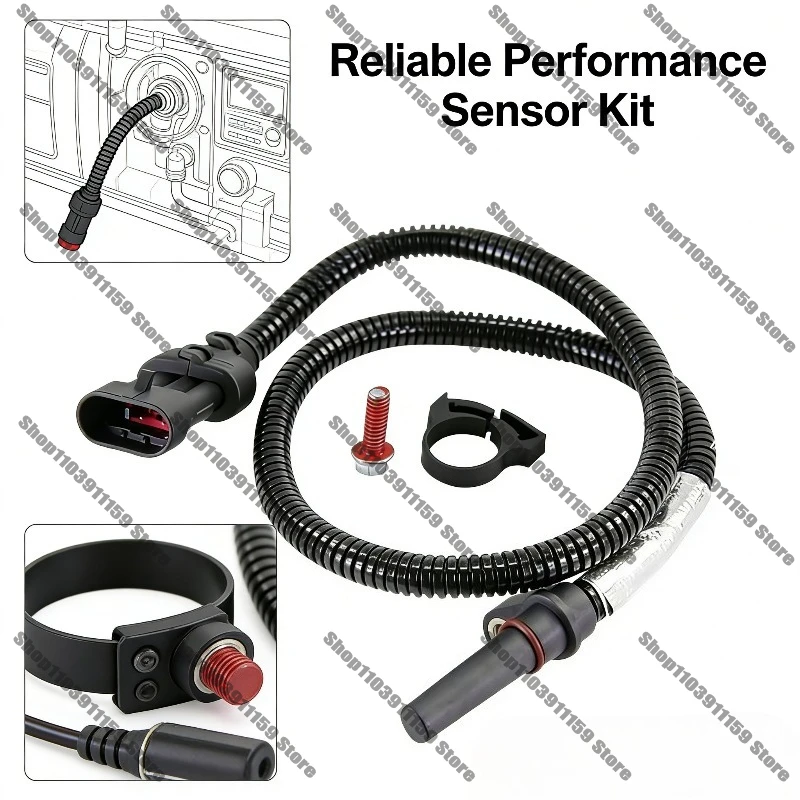 

1 Piece For Dodge Ram Cummins Diesel 6.7L 2007-2012 Turbocharger Speed Sensor 68039104AB 68039104AA 904-341 SSC151 WS211960ST