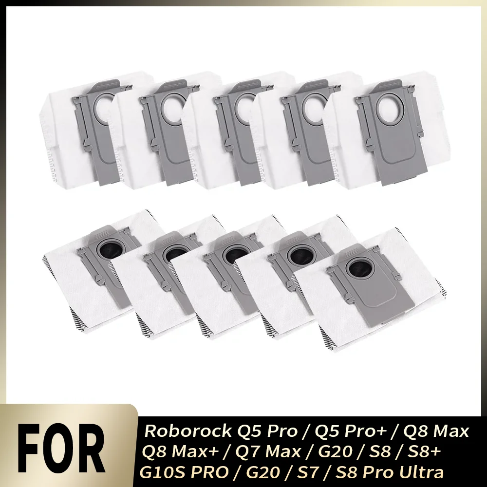 Hochwertiger Staubbeutel für Roborock Q5Pro Q5Pro+ Q8 Max Q8 Max+ Q7 Max G20 S8 S8+ G10S PRO S7 S8 Pro Ultra Ersatzteil