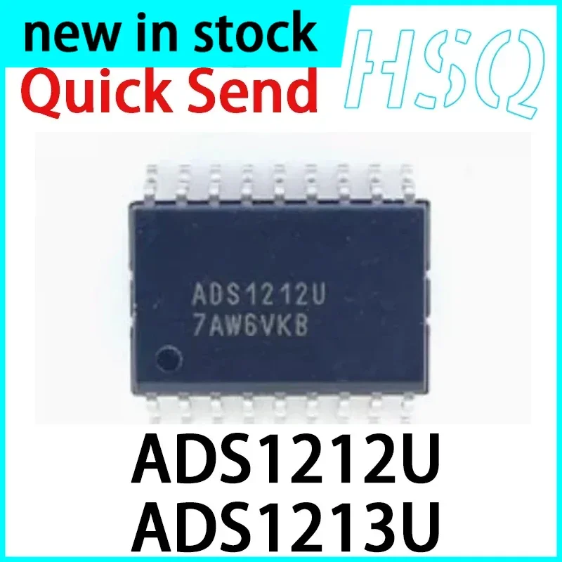 1PCS ADS1212U SOP-18 ADS1213U SOP24 SMT New Analog-to-digital Converter Chip