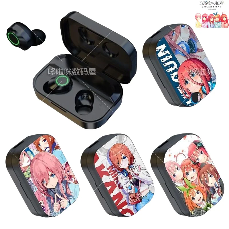 

Квинтэссенция квинтуплетов Nakano Ichika Nakano NinoNakano Miku аниме периферийные устройства милые беспроводные Bluetooth-наушники