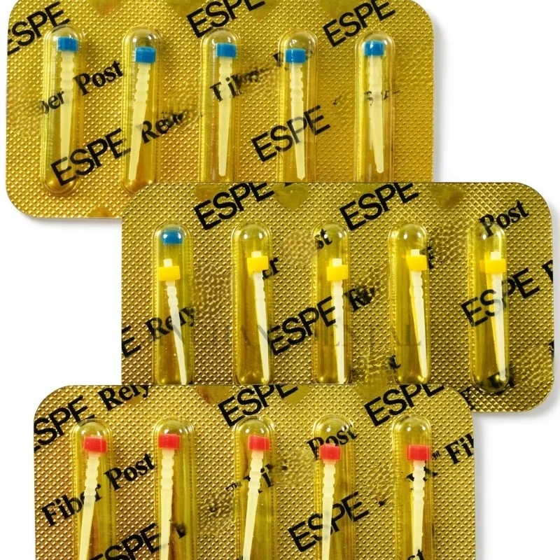 10Pcs/box Dentistry  Fiber Posts Dental Root Canal Restorative Filling Materials Glass Fiber Posts Pile Drill Dentist Lab Tools