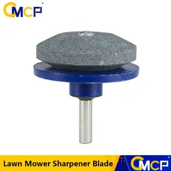 CMCP Lawn Mower Sharpener Blade Broca giratória de moagem universal para ferramentas de jardim Sharpener de broca manual Pedra multifuncional