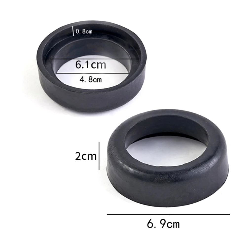Weight Plate Spacer Rubber Weight Plate Sleeve Noise Reducing Design Vibration Dampening Wear-resistant Material