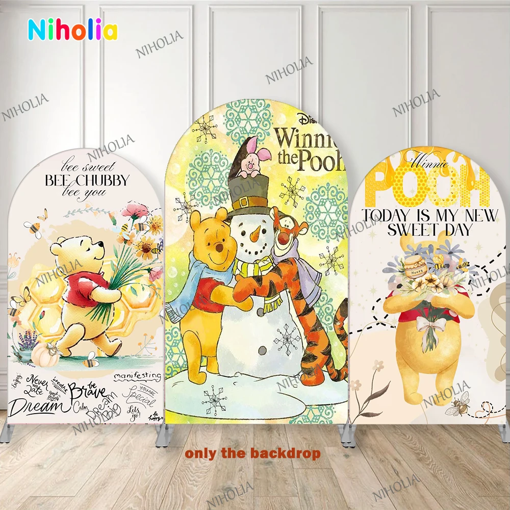 

Винни Пух арка фон детский душ украшения детский день рождения поставки фотографии тигр крышка фон баннер