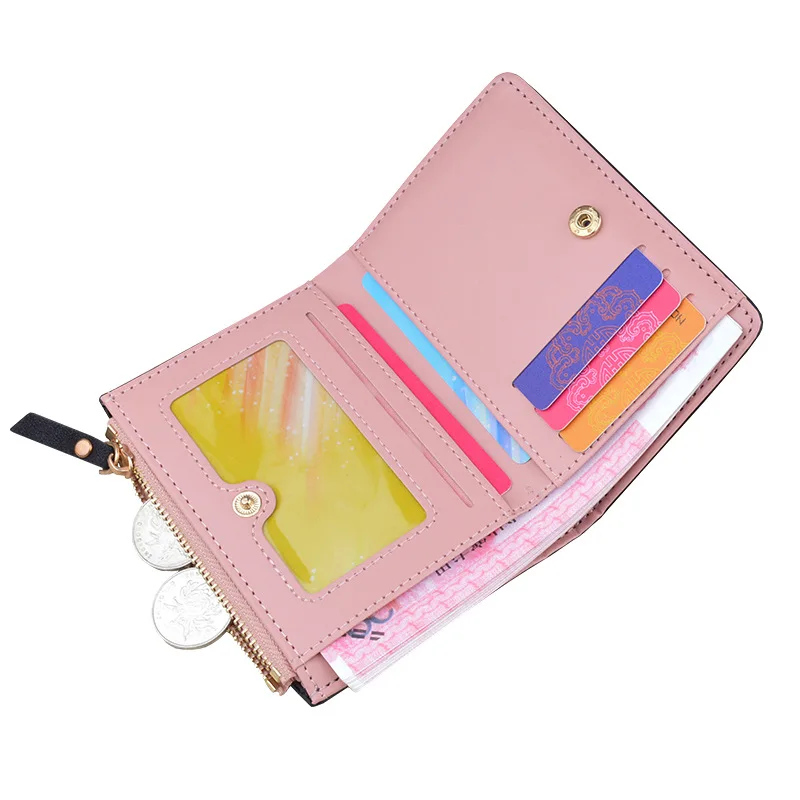 Cartera de cuero para mujer, Mini bolso multifuncional, monedero, Mini bolso para cambio de monedas, monedero para niñas, bolso para llaves