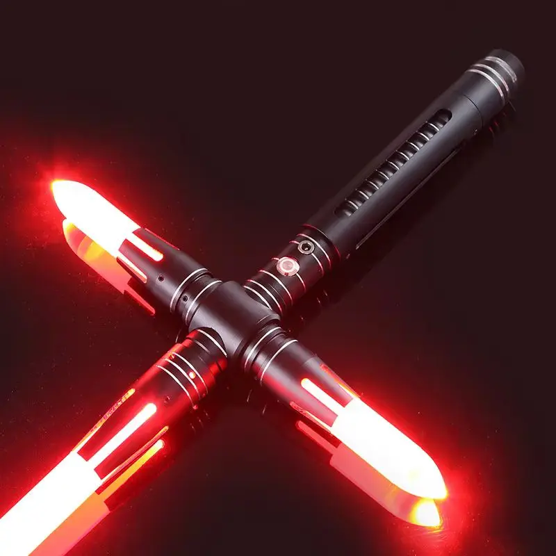 Hot 78-92cm metal cross lightsaber pixel color changing APP laser sword luminous toy pixel light effect luminous sword gift toy