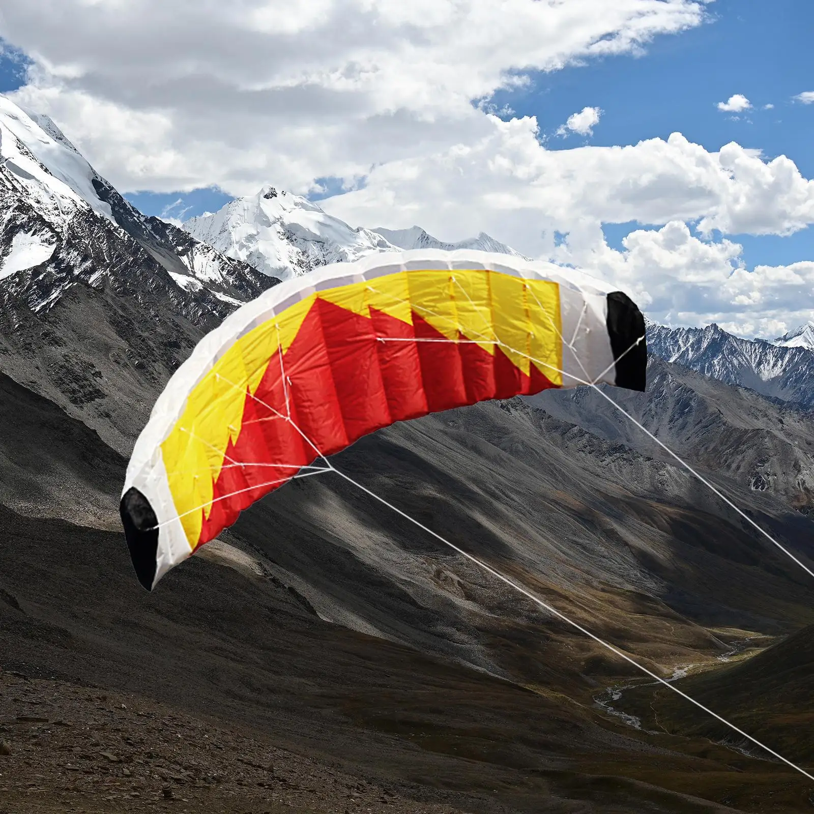 

Large Kite 2 Line 78" Professional Colorful Novelty Fun Acrobatic Sport Kite Soft for Activities Beach Adults Backyard