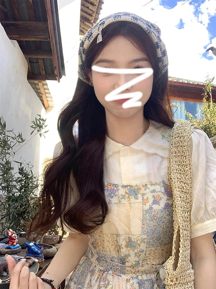 Ensemble deux pièces imprimé Floral ter Dr pour femmes, jupe longue de vacances, petite taille, costume deux pièces en Polyester et coton mélangé, nouvelle collection été