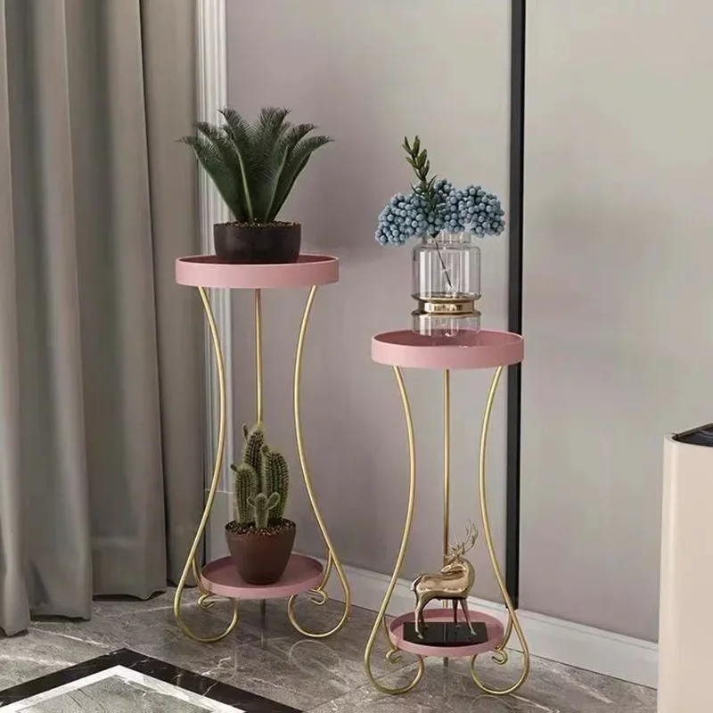 Nordic Minimalist Indoor Flower Stand, Light Luxury Plant Shelf, Floor-Standing Multi-Layer Display for Home Decor