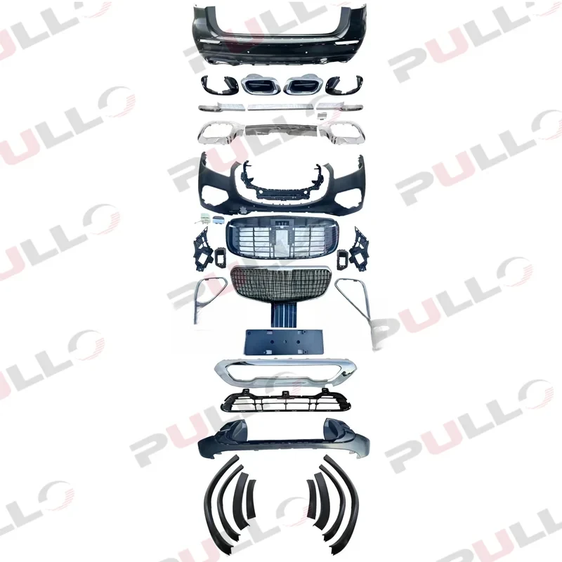 

Новый высококачественный обвес для автомобиля GLS W167 2020 (обновление до версии 2024) включает передний и задний бамперы в сборе, выхлопную систему