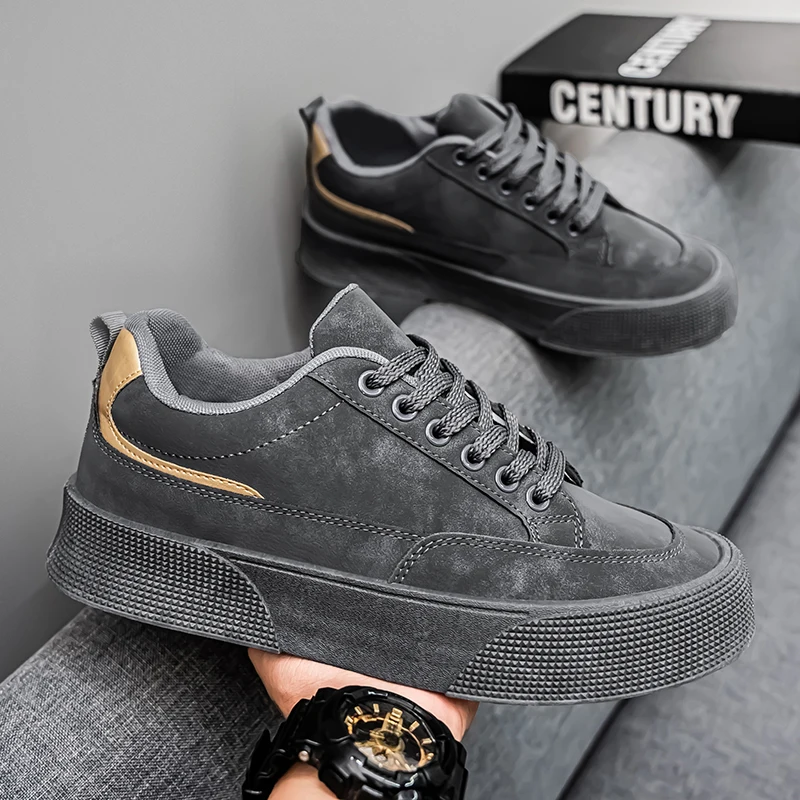 

Модная мужская обувь, универсальные повседневные туфли в стиле борд-шуз, с мягкой подошвой, износостойкие, модные весенние мужские туфли Zapatillas Hombre