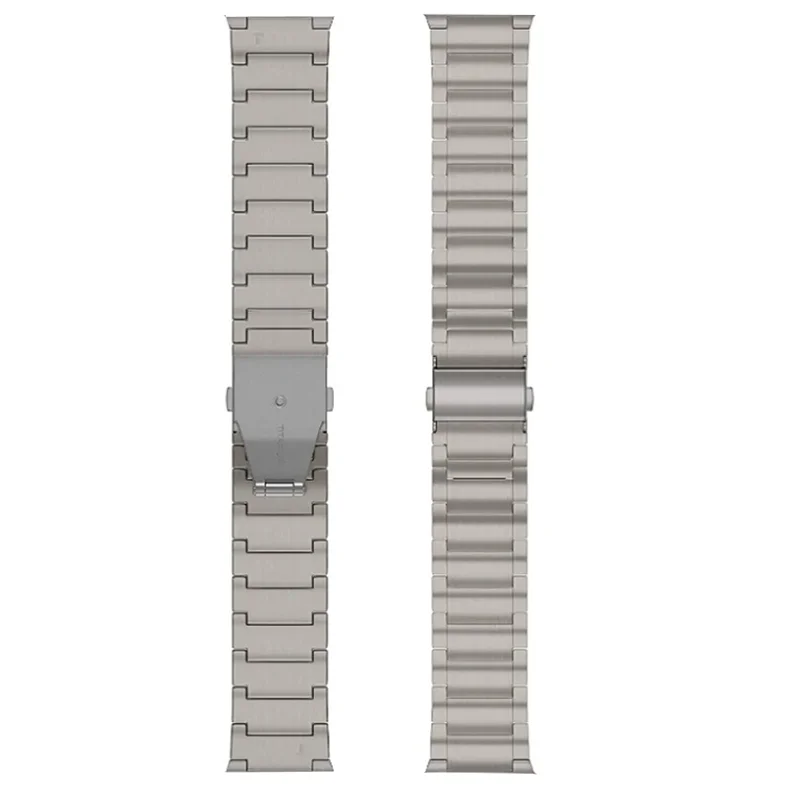 22mm Luxury Titanium Metal WatchBand For OPPO Watch X Realme 3/2/S Pro Replacement Bracelet For OnePlus Watch 2 46mm Wrist Strap