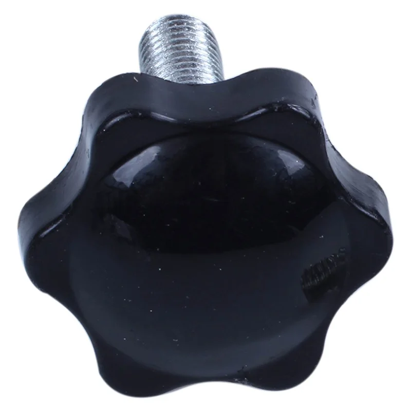 8 قطعة M8 X 30 مللي متر ذكر الموضوع 32 مللي متر ستار رئيس لقط المقبض الأسود-B61B #3