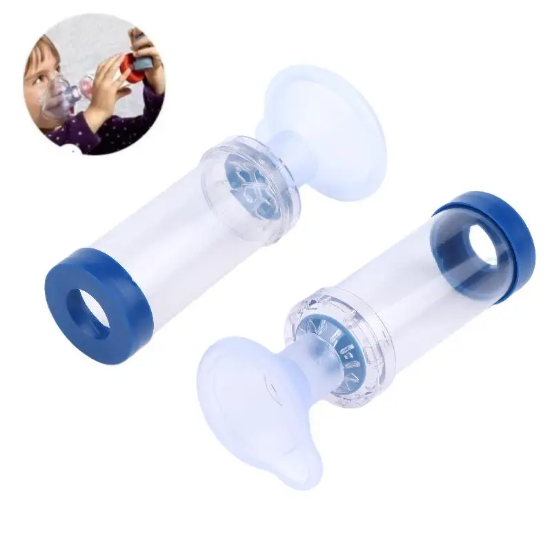 1 Zestaw Ręczny Plastikowy Silikonowy Nebulizator do Inhalacji dla Zwierząt Domowych (Koty, Psy) z Komorą Aerosolową, Przejściówką i Pomocniczą Pompką Inhalacyjną