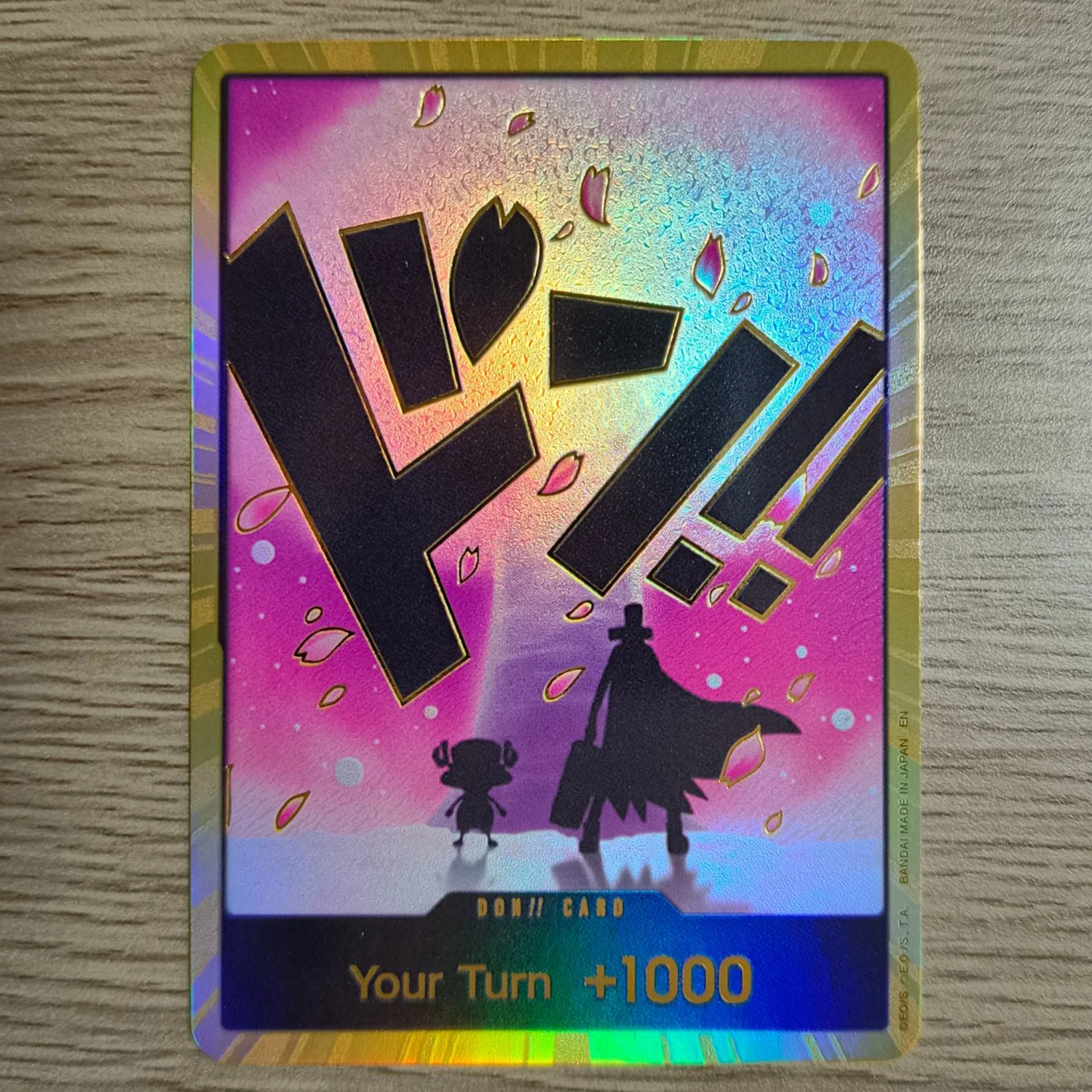 OPCG English 10Pcs/Set GOLD FOIL Don!! Cards Shirahoshi/Usopp/Tony Tony Chopper Best Vol2 Display Collection Proxy Card