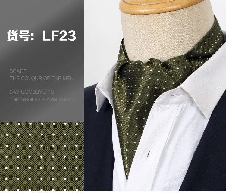 Jacquard Blumen Paisley Cashew Krawatte Hochzeit formale Krawatte Ascot Scrunch selbst britischen Gentleman Polyester Krawatte für Männer Luxus – Detail 24