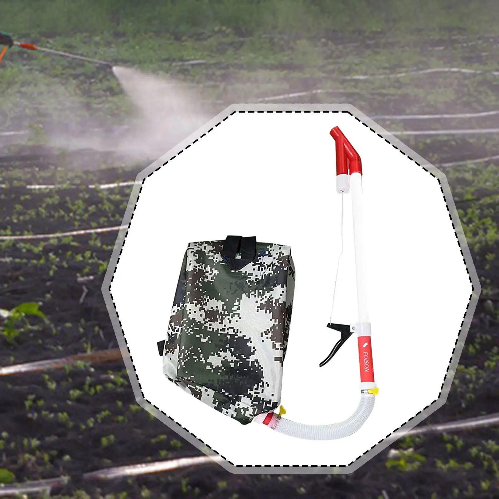 Düngerverteiler, tragbarer, leichter Rucksack mit Rucksacktasche, Dünger