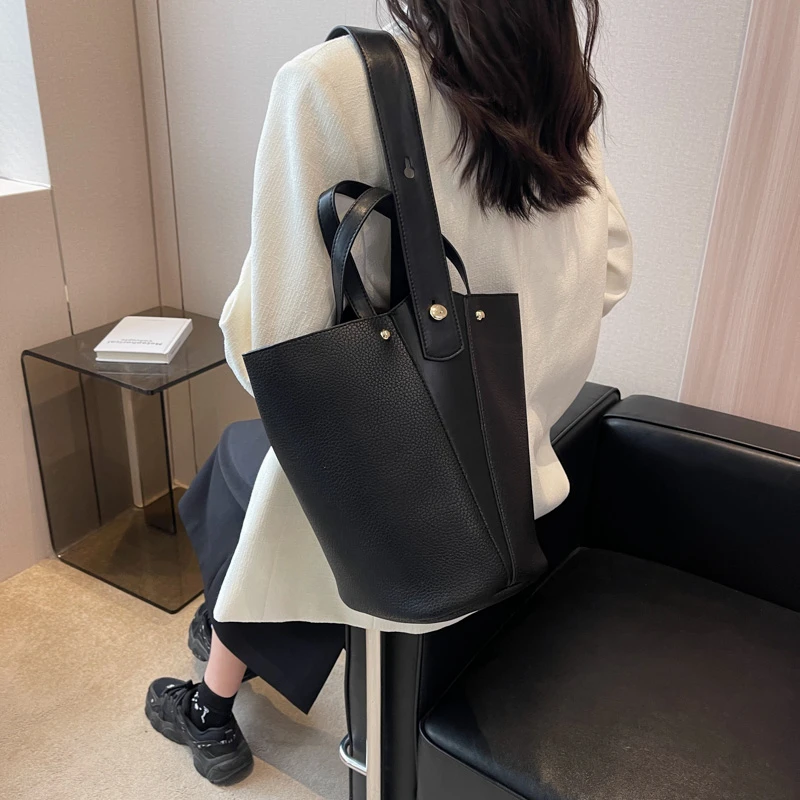 Fashion Trending Brand Luxury Designer Women Bags Female Handbags Solid Bucket Bag For Women 2023 Crossbody Shoulder Bags Totes