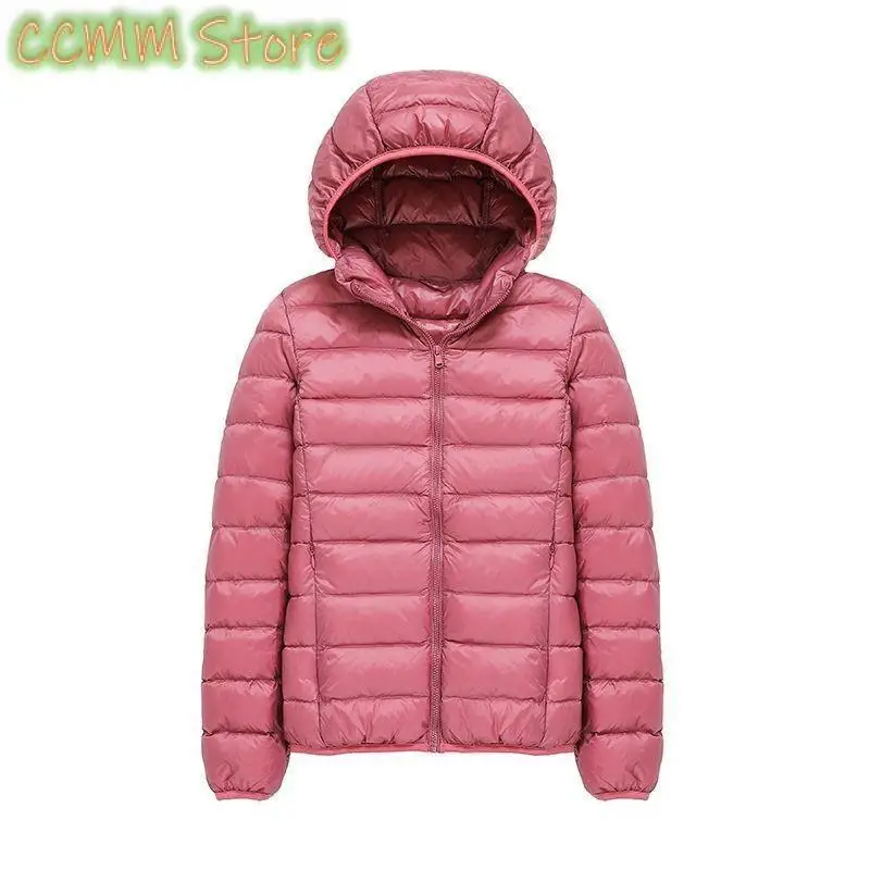 Down Jacket Women Parkas Windproof Puffer Coat New Autumn Winter Warm Stand-UP Collar Thin Cotton Coat Short Overcoat Top Ladies